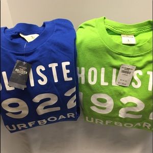 Two Hollister T-Shirts Men’s Size Large NWT $15